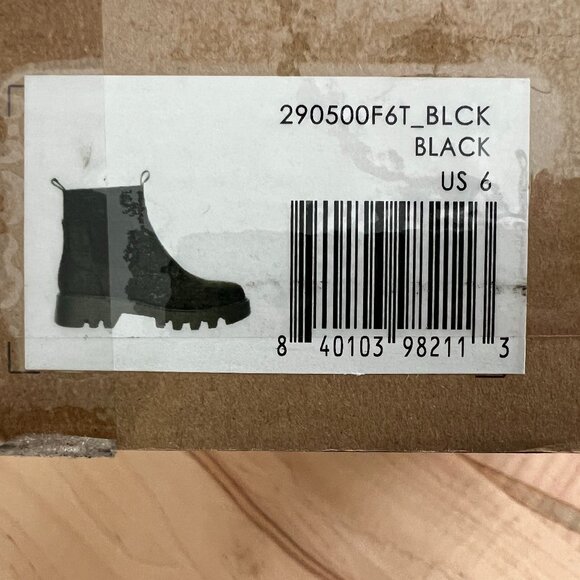 Bull Boxer Chelsea Boot - Black Faux Leather - Womens Size 6 - NEW - Picture 4 of 13